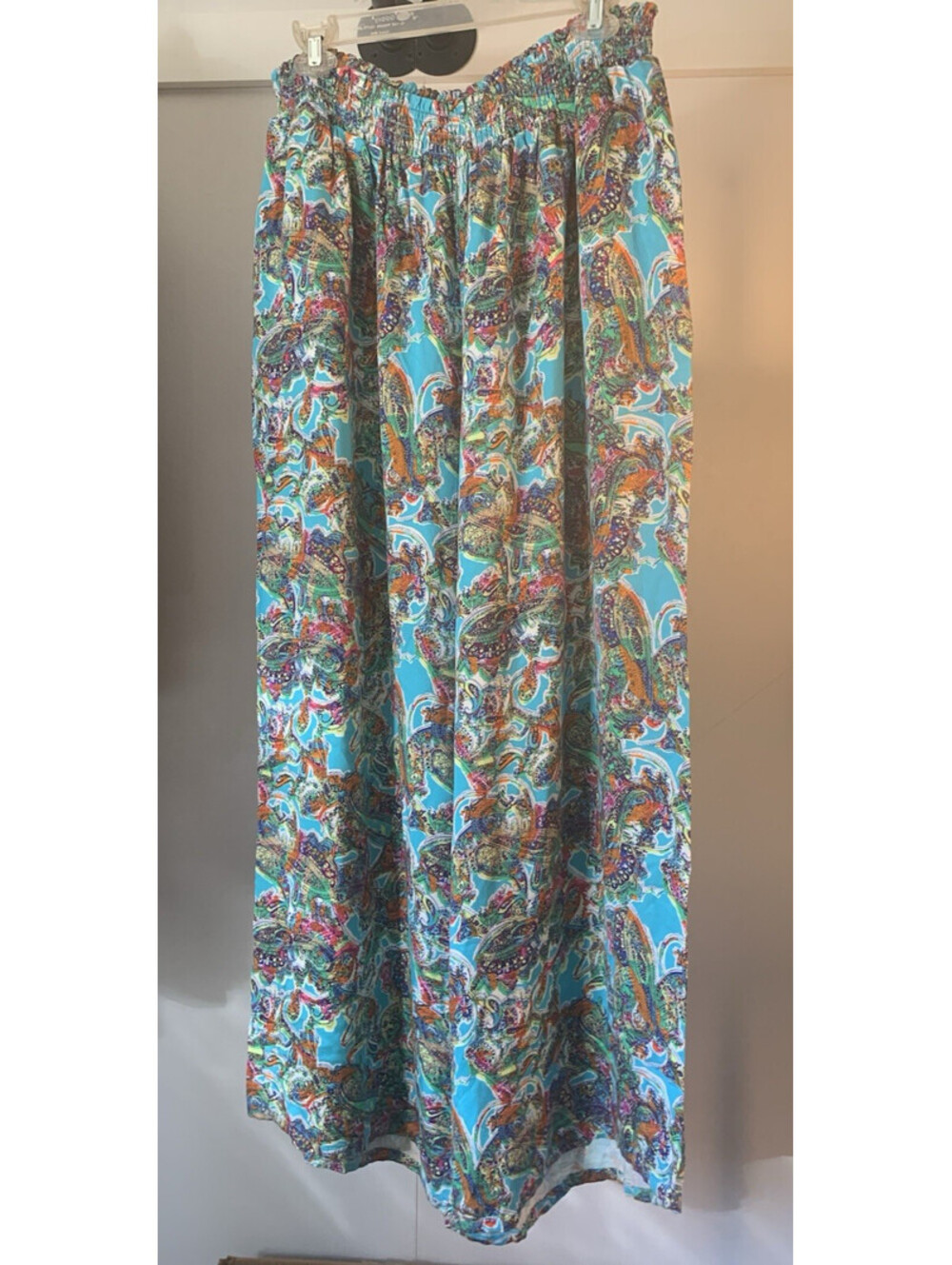 Wild Fable Wide Leg Pants with Elastic Waist Paisley Womens 2XL